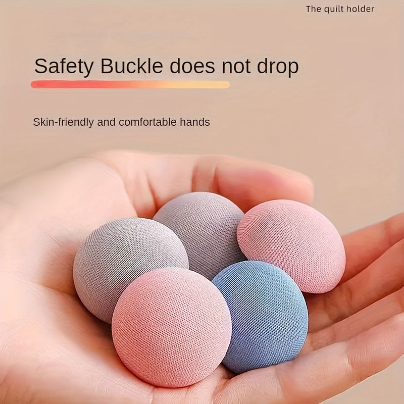 Mushroom Design Bed Sheet Fixer Pack of 8 or 16 Easy One-Click Bed Sheet Repair Tool