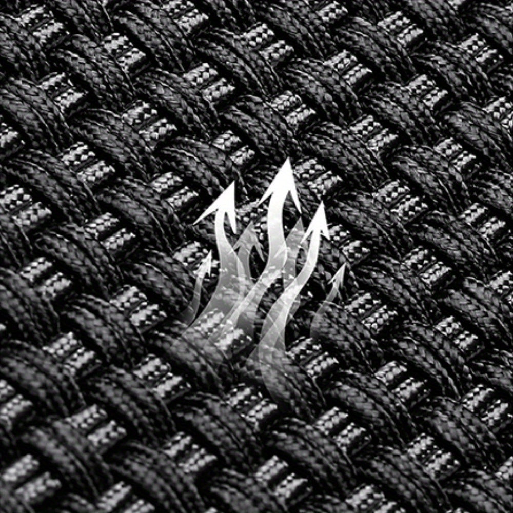 Funda de cojín de asiento de coche cuadrada de cuero sintético transpirable y de secado rápido, universal