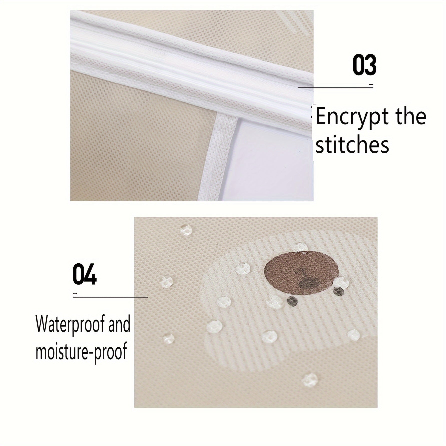 Katta Hajmli Saqlash Sumkasi Qo'llari Bilan - Kiyimlar, Qoplamalar va Uy Tashkiliyati Uchun Ideal. Quvvatli Yopiq Teshik. Kiyimlar, Yotoqxona, Yotoq xonasi va Uy Tashkiliyati Uchun Mukammal. Samara Bilan Joyni Tejash Yechimi. Zarur Yotoq xonasi Aksessuar.