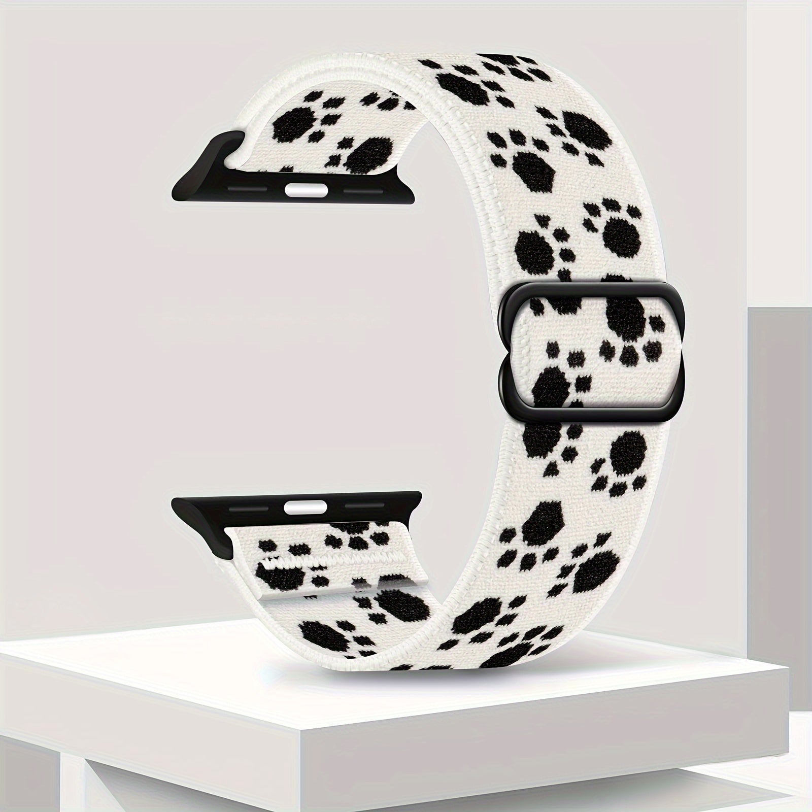 Stretchy Nylon Watch Band for Men Women Compatible with Apple Watch Series 1-8 Ultra SE 38mm 40mm 41mm 42mm 44mm 45mm