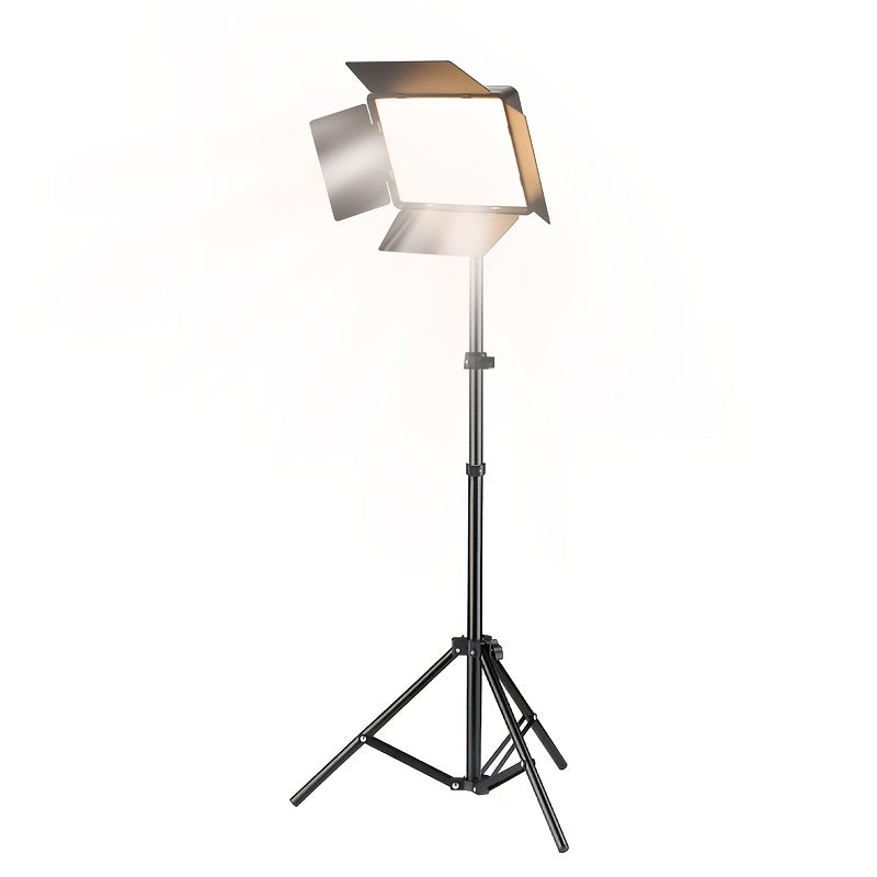 10-Inch LED Square Ring Light with Adjustable Tripod Stand USB Powered 3 Color Temperatures for Studio Photography and Live Streaming