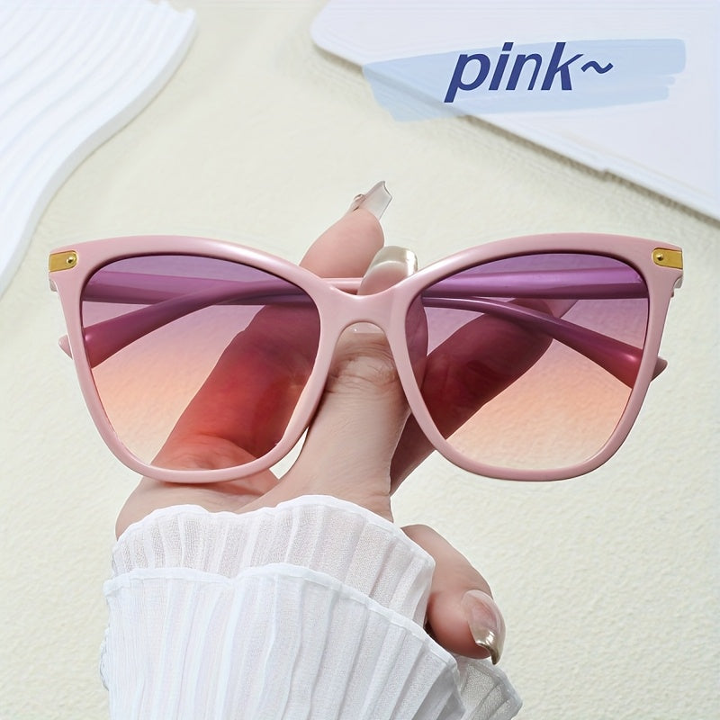 1-3 ta ayollar uchun zamonaviy bohem uslubidagi mushuk ko'zli ramkali ko'zoynaklar to'plami, kundalik norasmiy kiyim uchun mukammal.