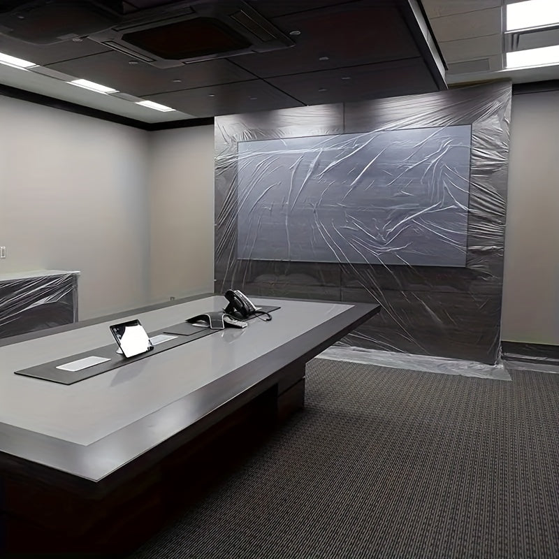 Предварительно нарезанная маскировочная пленка из прозрачного пластика, защитный брезент для покраски автомобилей