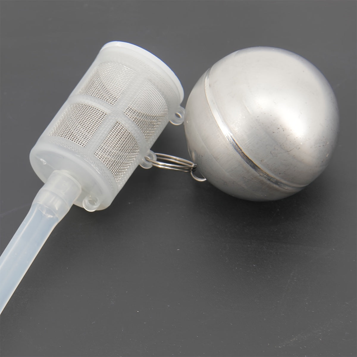 80 Mesh Floating Dip Tube Filter for Homebrew Kegging 1/4 Inch Hose Barb