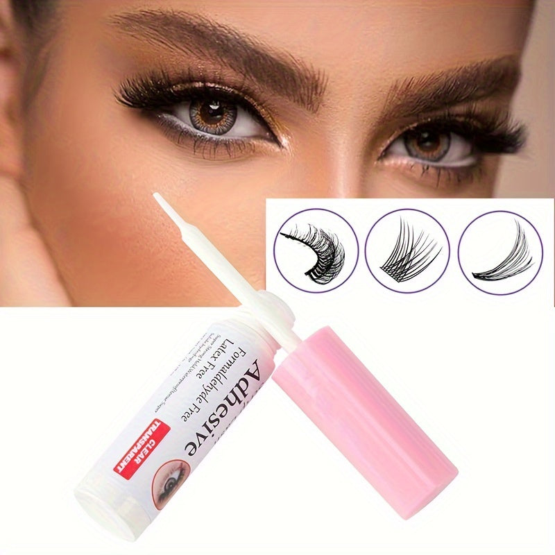 Женский клей для наращивания ресниц водостойкий, без латекса, прозрачный, 0.17 Oz