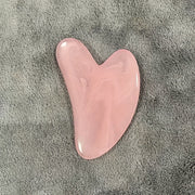 Heart-Shaped Resin Gua Sha Tool for Facial and Body Hair Removal