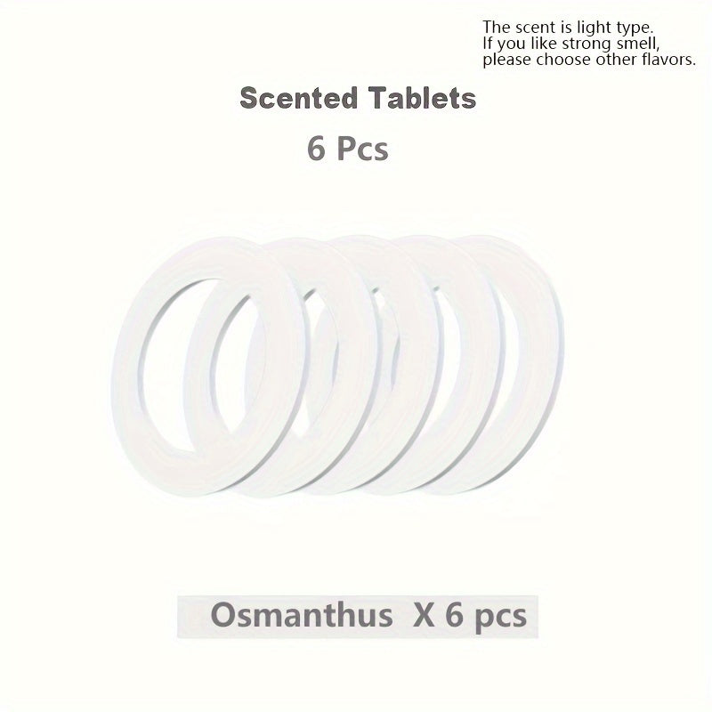 Car Air Freshener Replacement Pads Solid Fragrance Filter 6 Pack