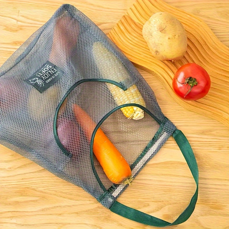 Mesh Kitchen Storage Bag Large Capacity for Fruits and Vegetables