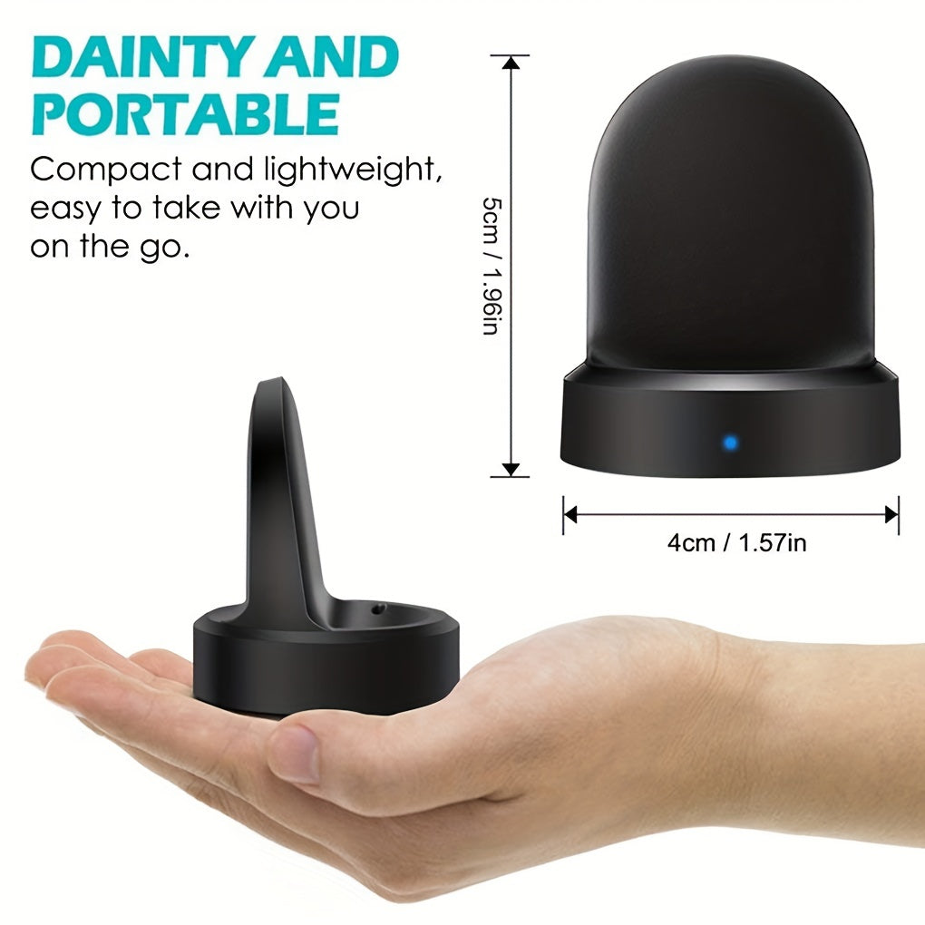 Wireless Fast Charger Dock for Samsung Galaxy Watch S2 S3 42mm 46mm Black