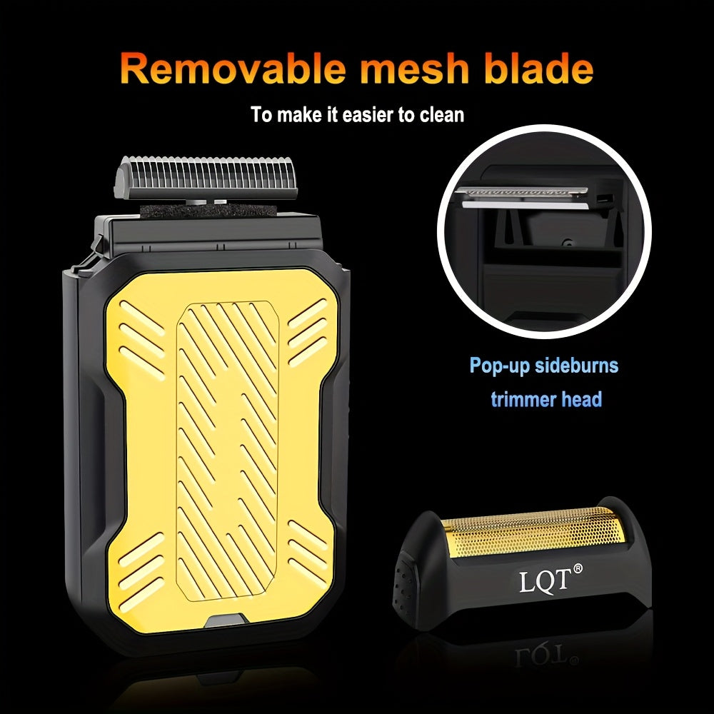 Cortapelos inalámbricos para hombres con pantalla LED, afeitadora eléctrica, recortadora de cabello, carga USB