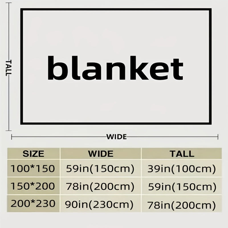 Faux Rabbit Fur Double-Sided Throw Blanket Cozy Plush Soft for Napping Lounging and Gift