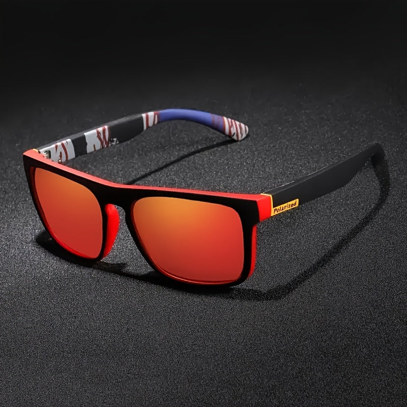 Trendy kvadrat polarizatsiyalangan moda ko‘zoynaklar erkaklar va ayollar uchun ochiq havoda sportlar va sayohatlar