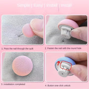 Mushroom-Shaped Bedding Clips Set of 10 for Duvet, Mattress, Sofa, Pillows