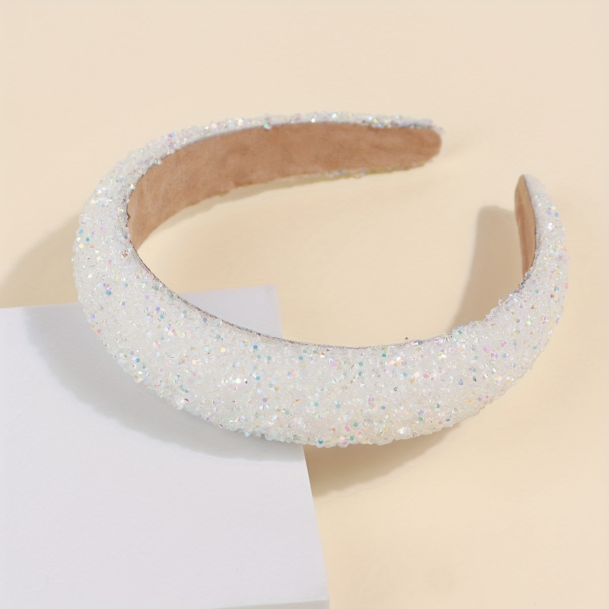 Women’s Baroque Rhinestone Headband Colorful Elegant Hair Accessory for Daily Wear