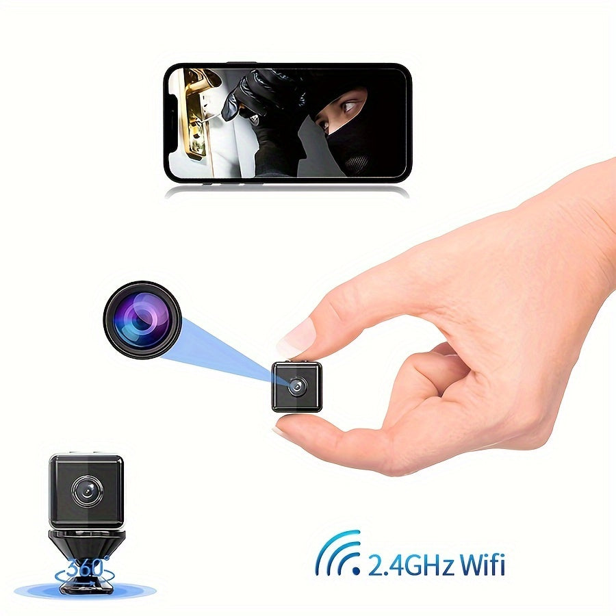 Wireless Full HD 1080P Indoor Outdoor Security Camera with Rechargeable Battery
