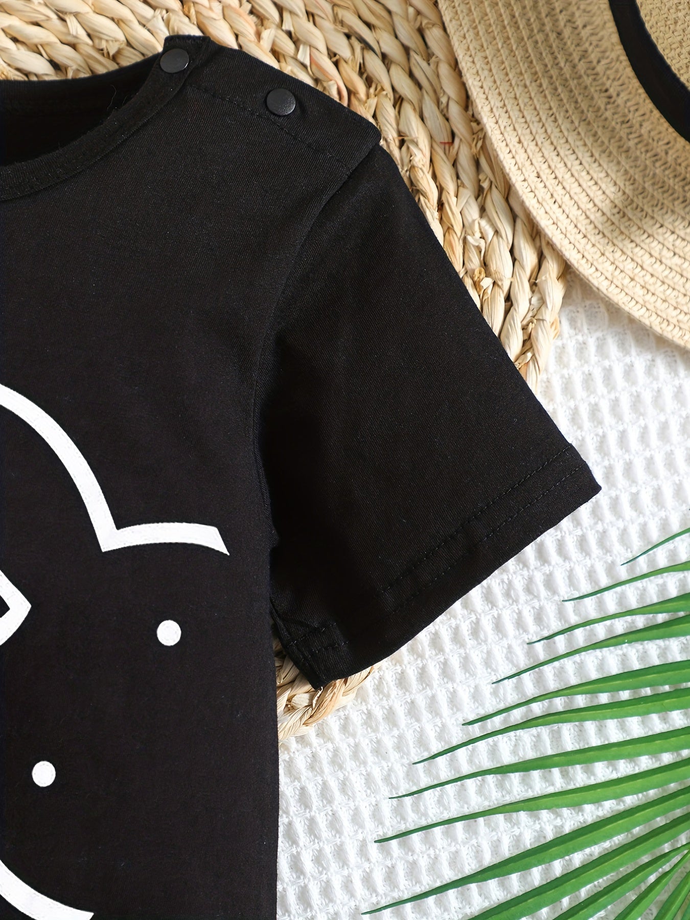 Baby Boys Cotton Cartoon Animal Newborn Romper for Indoor Outdoor Wear