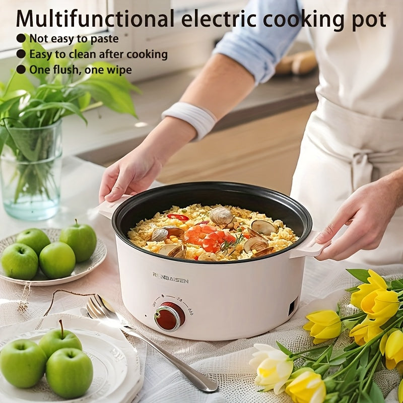 Uy uchun, yotoqxona va kichik yig'ilishlar uchun katta quvvatli elektr issiq qozon. Kichik elektr qovurilgan panani o'z ichiga oladi. Oila yig'ilishlari uchun mukammal. Mehnat kuni sovg'asi.