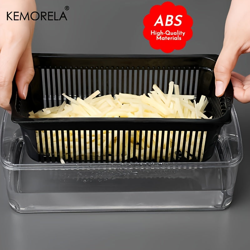 22-in-1 Vegetable Chopper and Fruit Slicer with Stainless Steel Blades