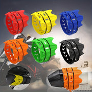 Mototsikl chiqishi muffler shovqinni yutuvchi bardoshli ABS kauchuk qoplamasi, ko‘p ranglarda