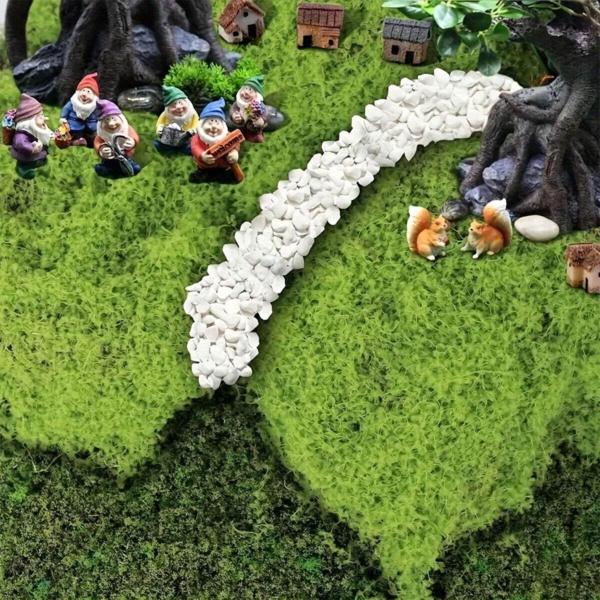 Artificial Green Moss for Home Decor Indoor Miniature Landscapes Potted Plants Terrariums