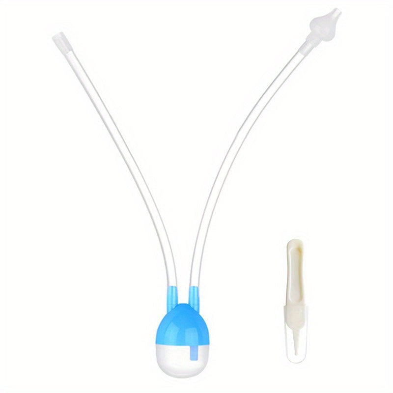 Newborn Baby Nasal and Oral Suction Devices Set for Snot Removal and Oral Care