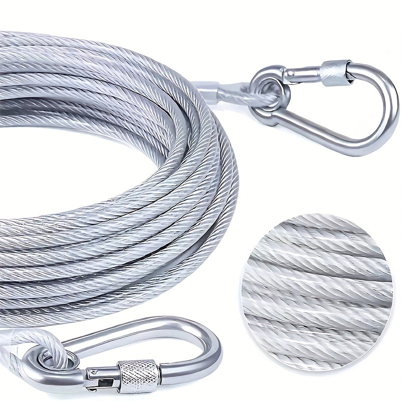 Single Stainless Steel Clothesline Portable Indoor Outdoor Laundry Camping Accessories