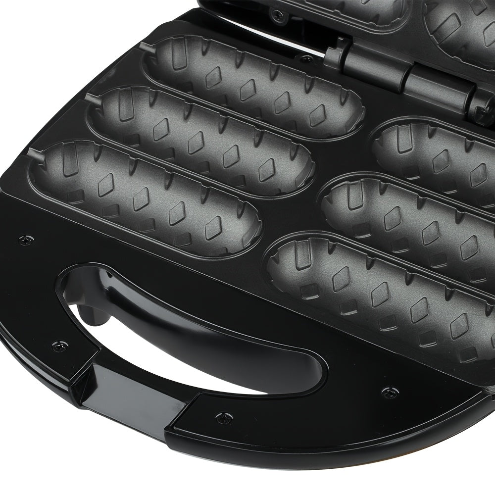 6-ўринли Hot Dog tayyorlagich, 360° pishirish, oson saqlash, bardoshli plastmassa