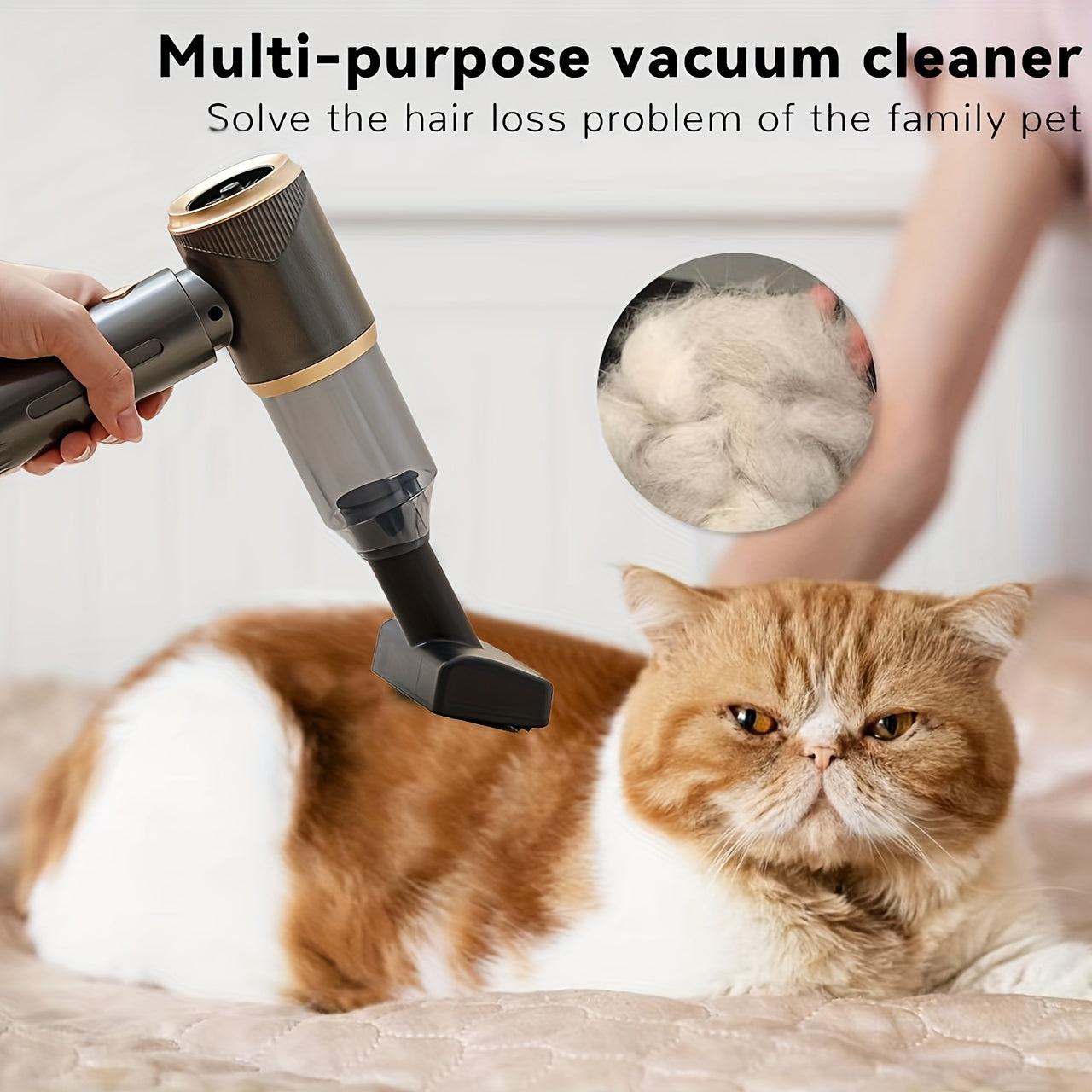 Cordless Handheld Vacuum Cleaner 4000PA Suction Lightweight Car Home Dust Pet Hair