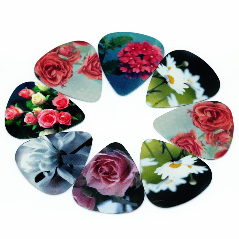 10 Colorful Cartoon Zombie Guitar Picks PVC 0.46/0.71/1.0mm for Acoustic Bass Ukulele