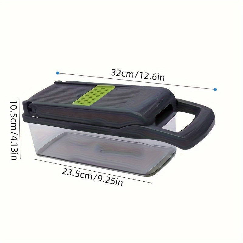 Kitchen Vegetable Knife Set 6/16 ABS Plastic Food Cutter with 8 Steel Blades