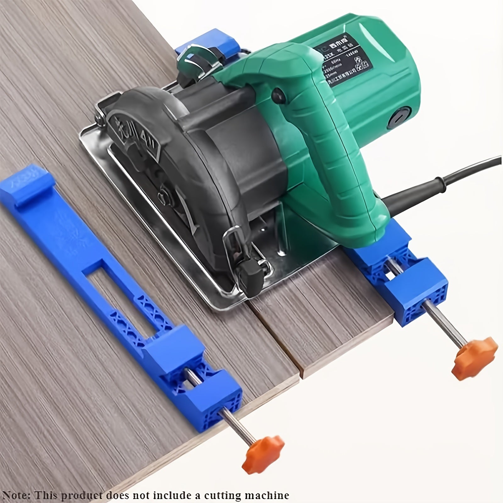 Electric Circular Saw Guide with Adjustable Clamp for Precise Cuts and Milling