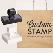 Large Square Business Stamp PE Material Customizable Office Seal in Multiple Languages