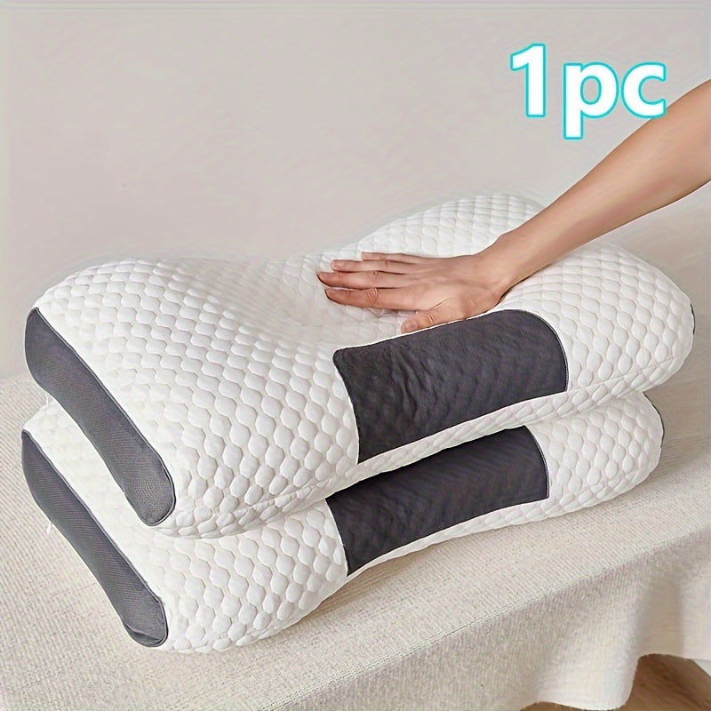 Knitted Massage Pillow Ergonomic Support Soft Comfort for Adults