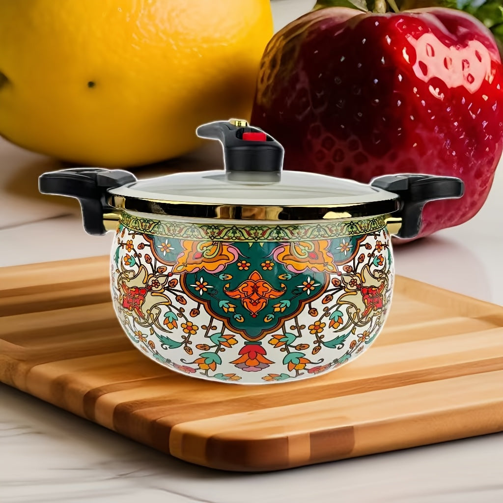 Ko'p maqsadli emal mikro bosim pishirgich to'plami - Mustahkam, uzoq muddatli va ovqat ta'mini saqlash uchun ideal