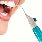 irrigador dental portátil con agua y flosser para viaje y hogar con doble boquilla
