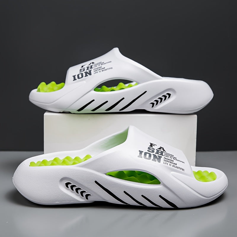 Men's EVA Slides Breathable Non-Slip Open Toe Casual Outdoor Sandals