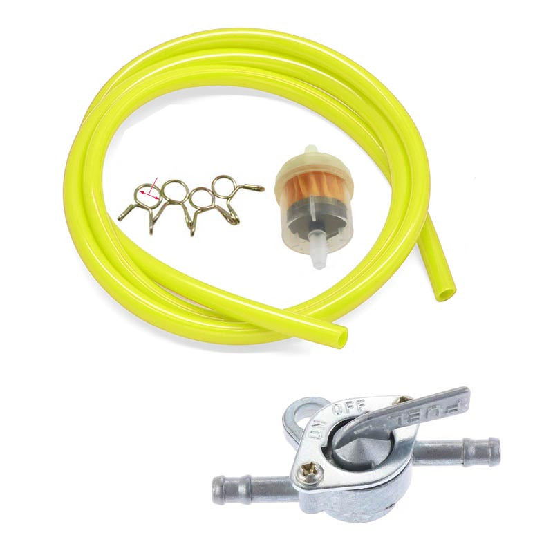 Flexible Fuel Pipe Hose Kit for Motorcycles and ATVs 99.97cm Spare Replacement
