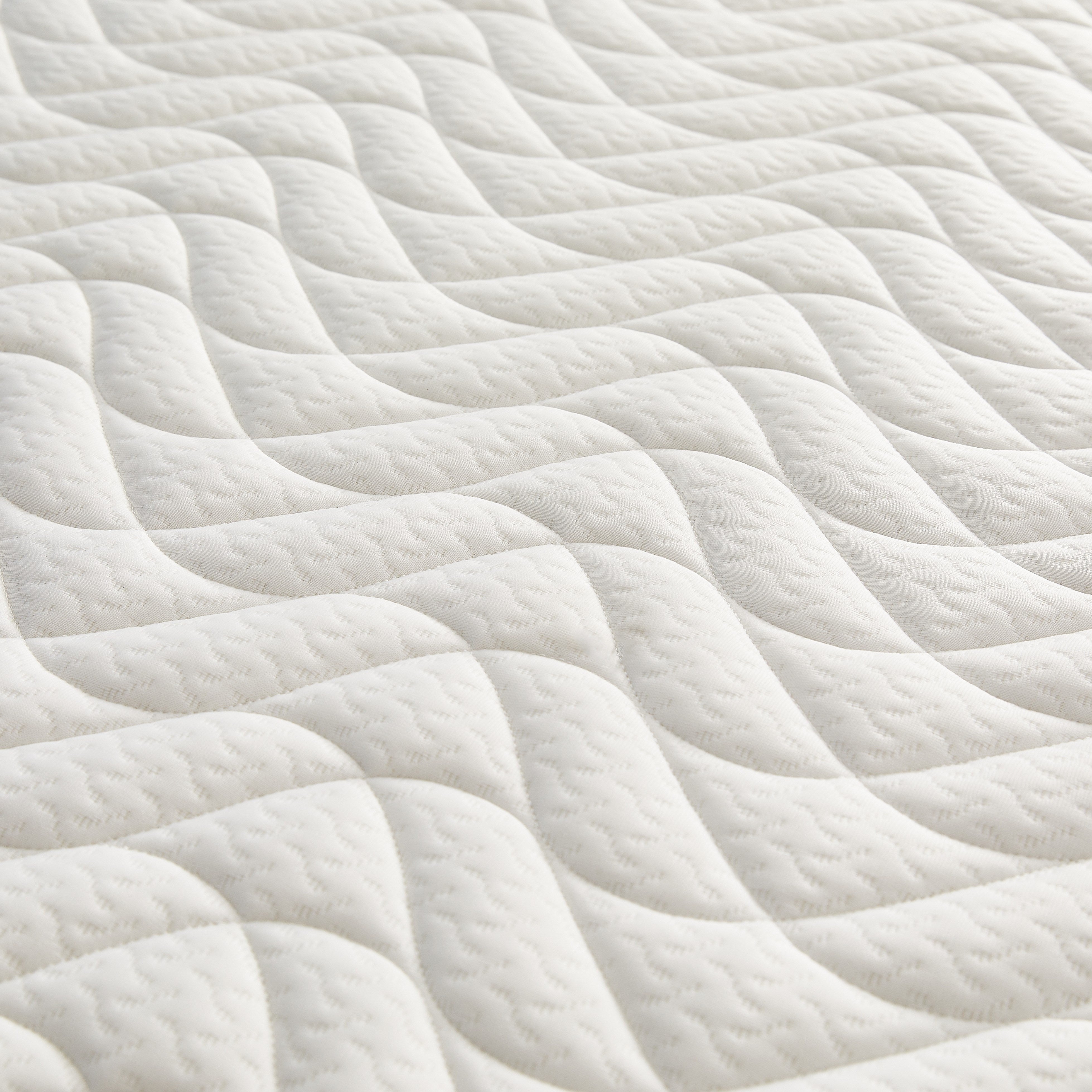 High Resilience Quilted Latex Mattress with Flower Pattern Breathable Non-slip Foldable