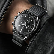 Ribbed Nylon Watch Strap 18mm 20mm 22mm Braid Ballistic Fabric Watch Band