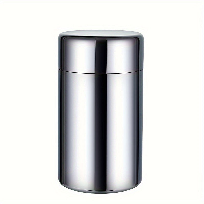 Stainless Steel Tea Canister Airtight Seal Food Safe 400ml 560ml