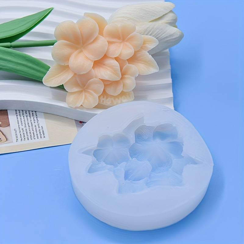 Silicone Flower-Shaped Mold for Cake Decorating, 3D Fondant, Chocolate
