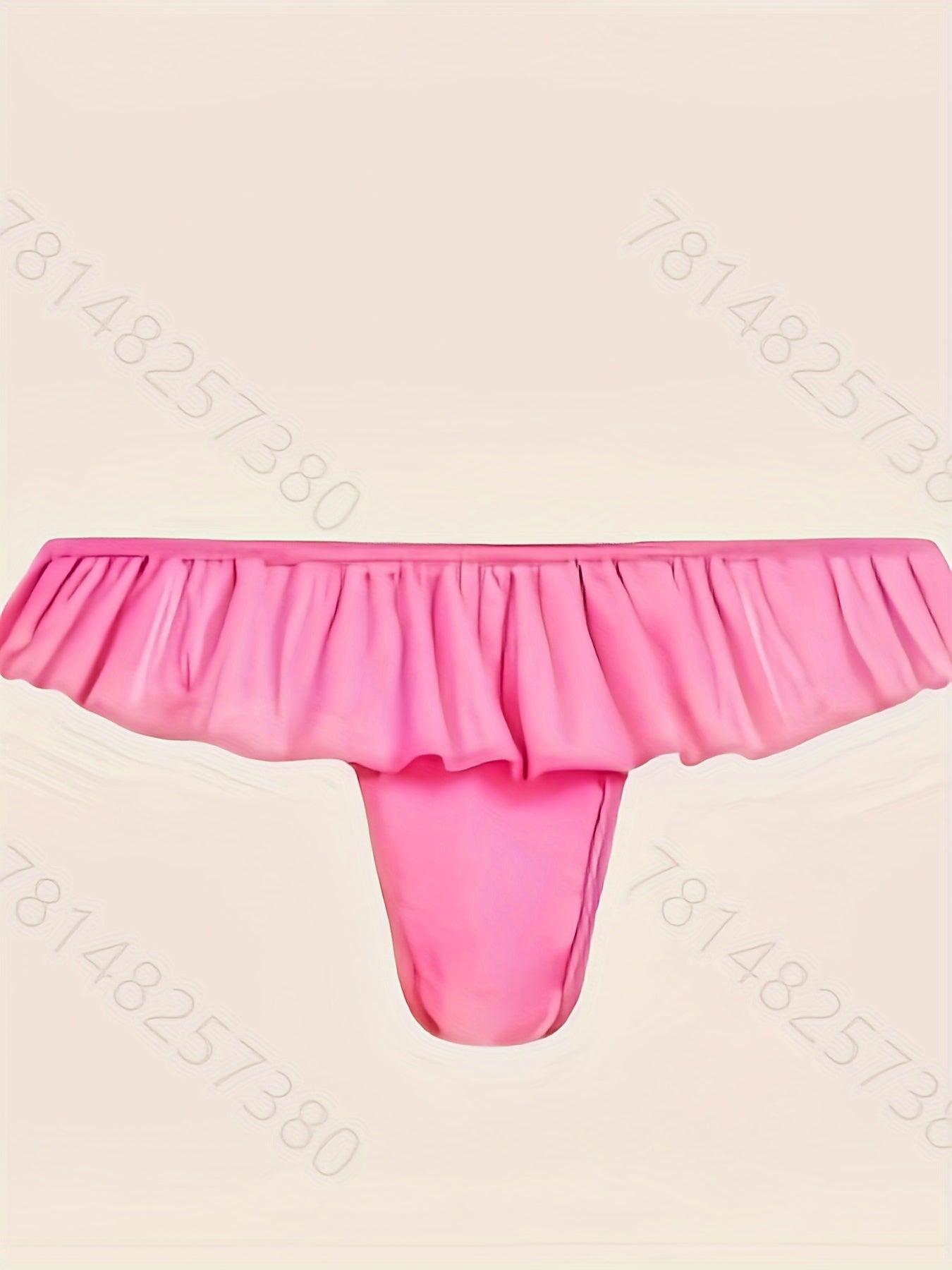Women's Solid Color Polyester Elastane Briefs 140gsm