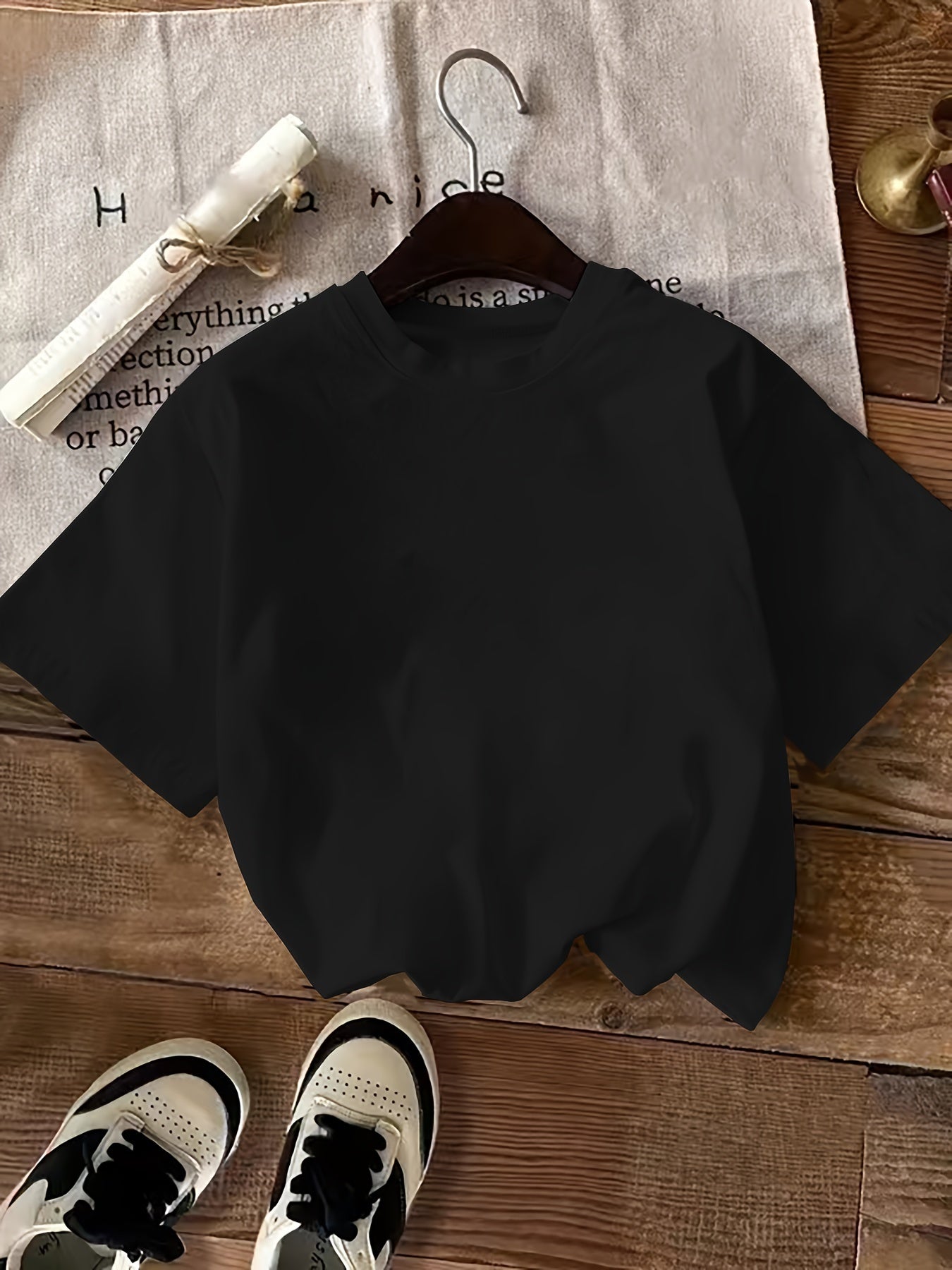 Women’s Plus Size Oversized Graphic T-Shirt Black Pink Casual Short Sleeve