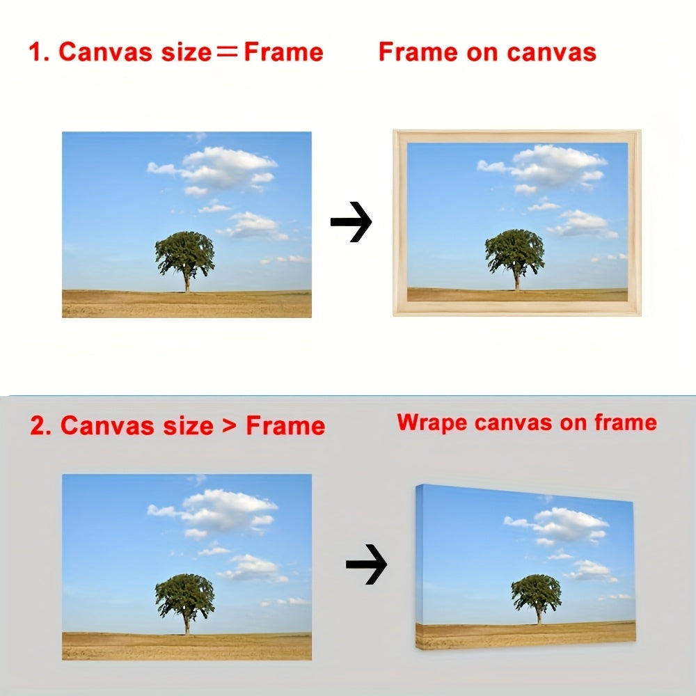 Solid Wood Canvas Picture Frame for Diamond Oil Paintings Wall Art 16x20