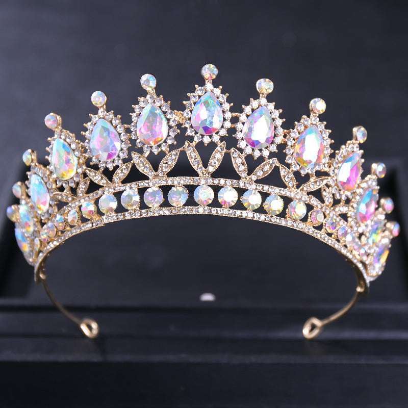 Sparkling Tiaras and Crowns for Brides and Princesses, Silver, Adjustable