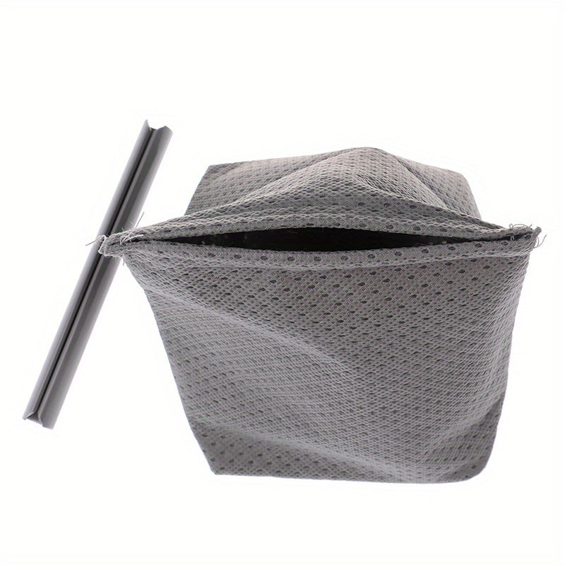 Reusable Washable Non-Woven Vacuum Cleaner Dust Bag with Microfiltration Gray
