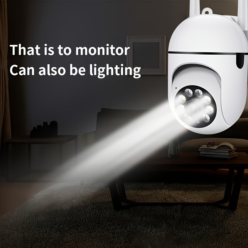 Wireless Security Camera 1080P HD with 2-Way Audio Motion Detection PTZ Night Vision