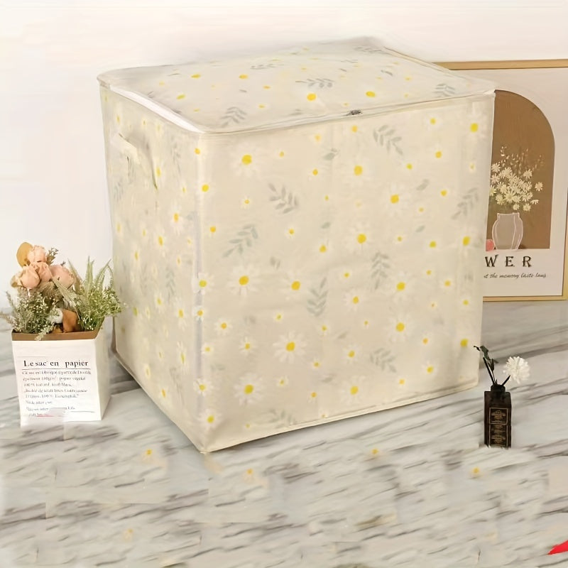 Oversized Cloth Storage Bag for Clothing and Quilts 3.2 Cu Ft with Carry Straps