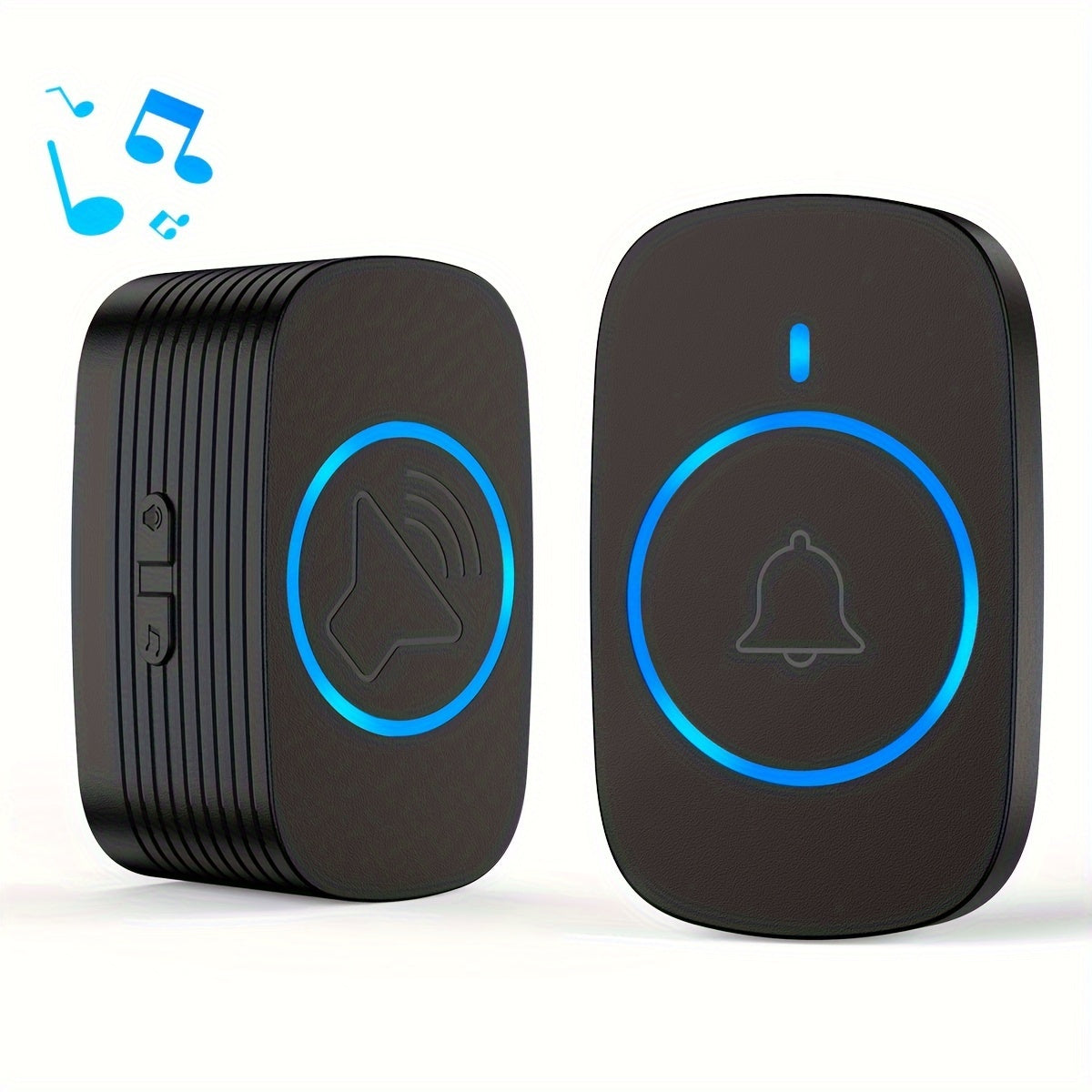 Wireless Doorbell with 38 Ringtones 1050FT Range Adjustable Volume and LED Indicators