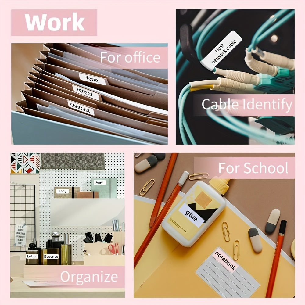 Mini Portable Thermal Label Maker for Jars, Kitchen, Clothes, Jewelry with Smartphone Compatibility